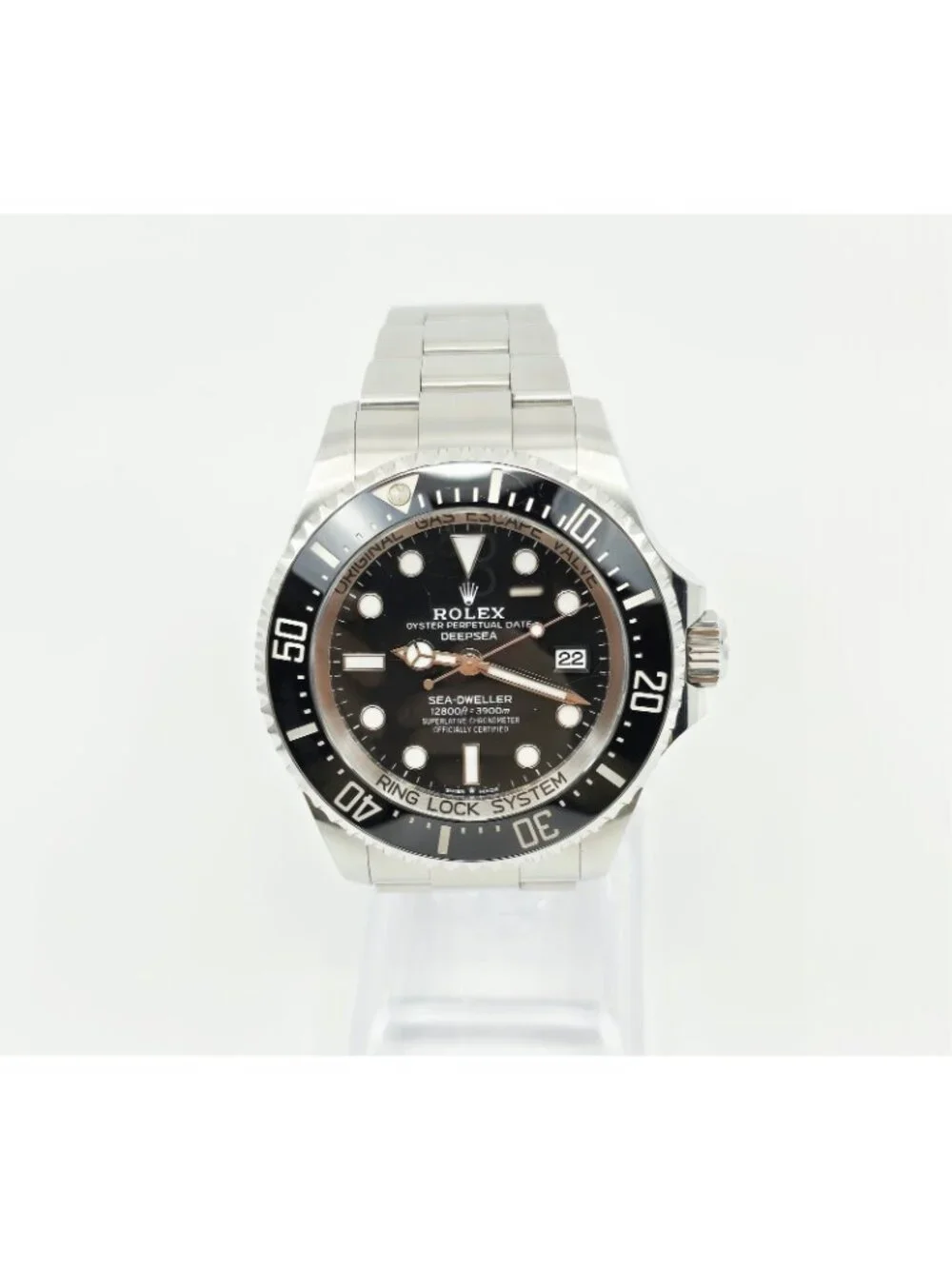 Rolex Sea Dweller Deepsea 44mm Black Dial Stainless Steel Automatic Watch 136660